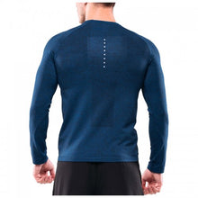 Load image into Gallery viewer, Mens Blue Seamless Long Sleeve